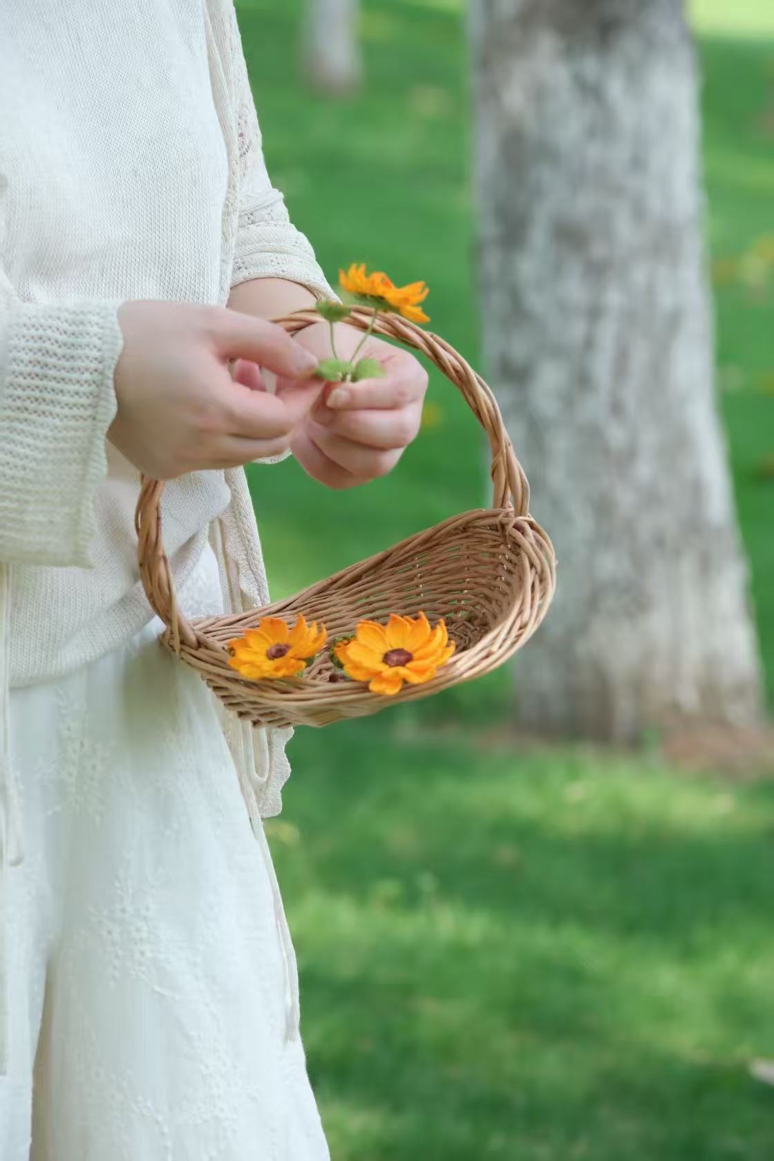 micro crochet sunflower one piece