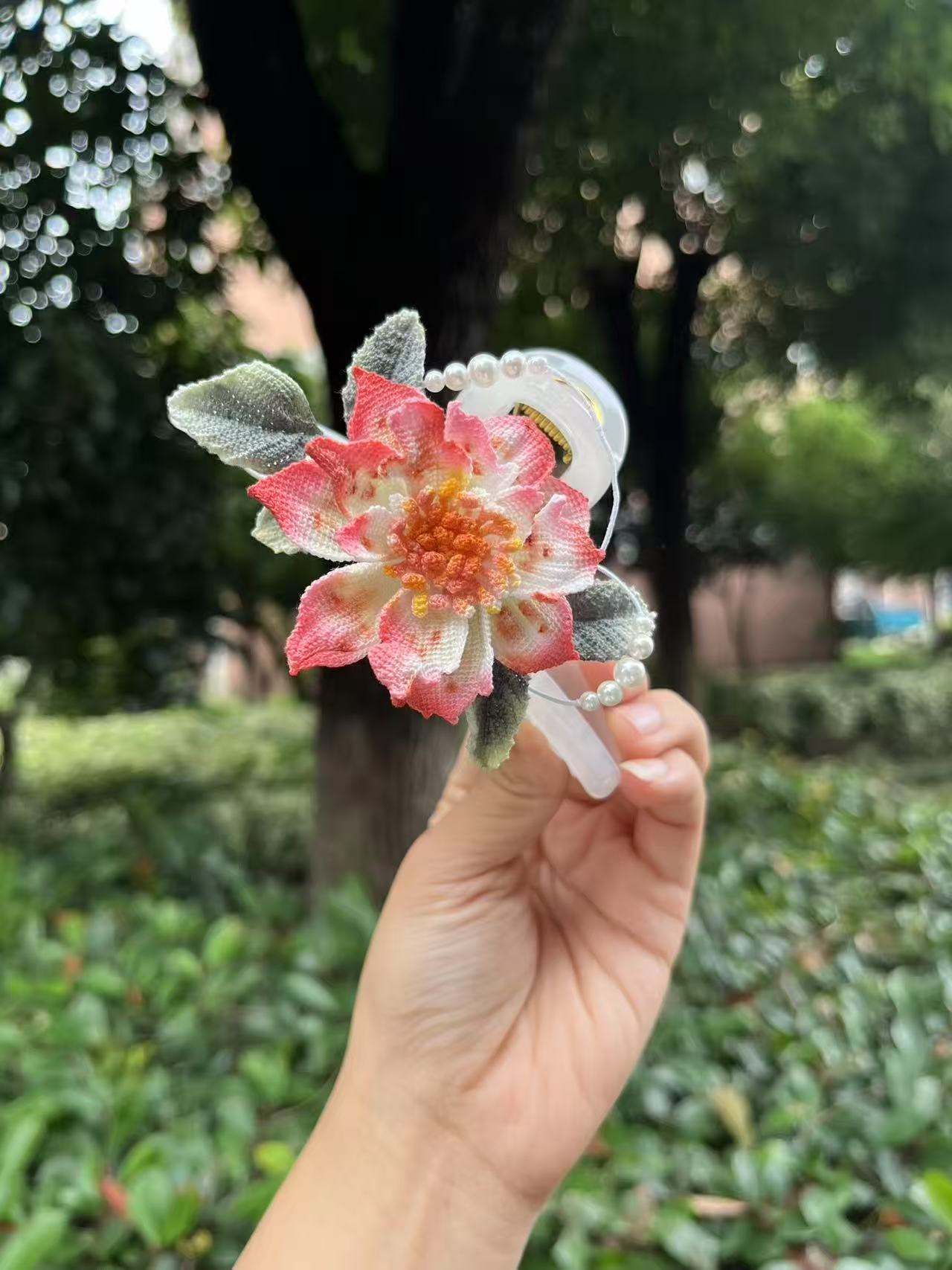 Micro crochet hair claw clips